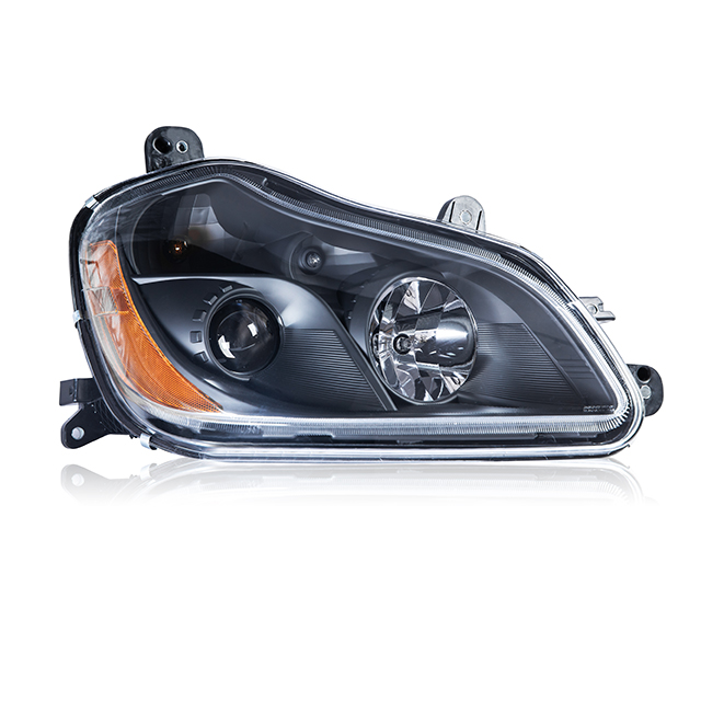 Kenworth T680 Black Headlights Headlamps Gastokyle